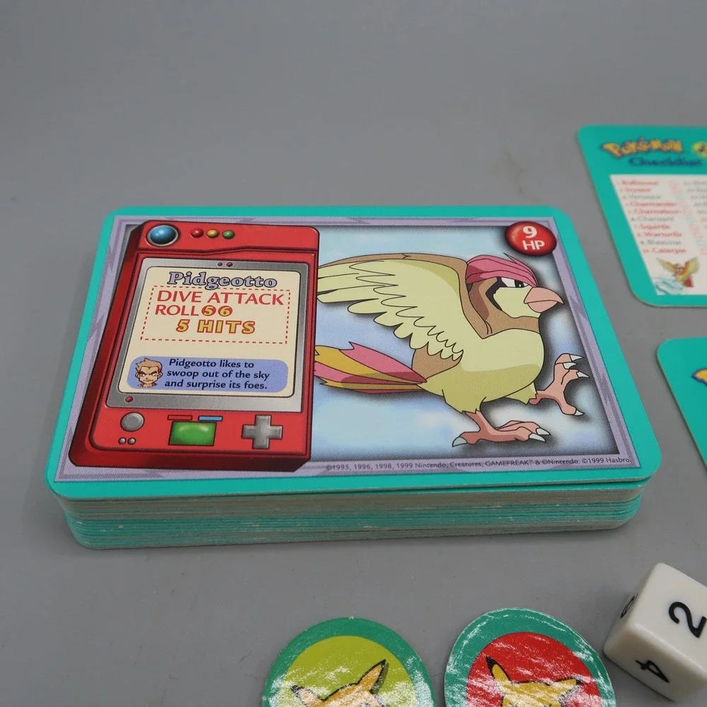 Pokémon Jr Adventure Game Game contains 26 Pokémon Power Cards 47 Hit Tokens